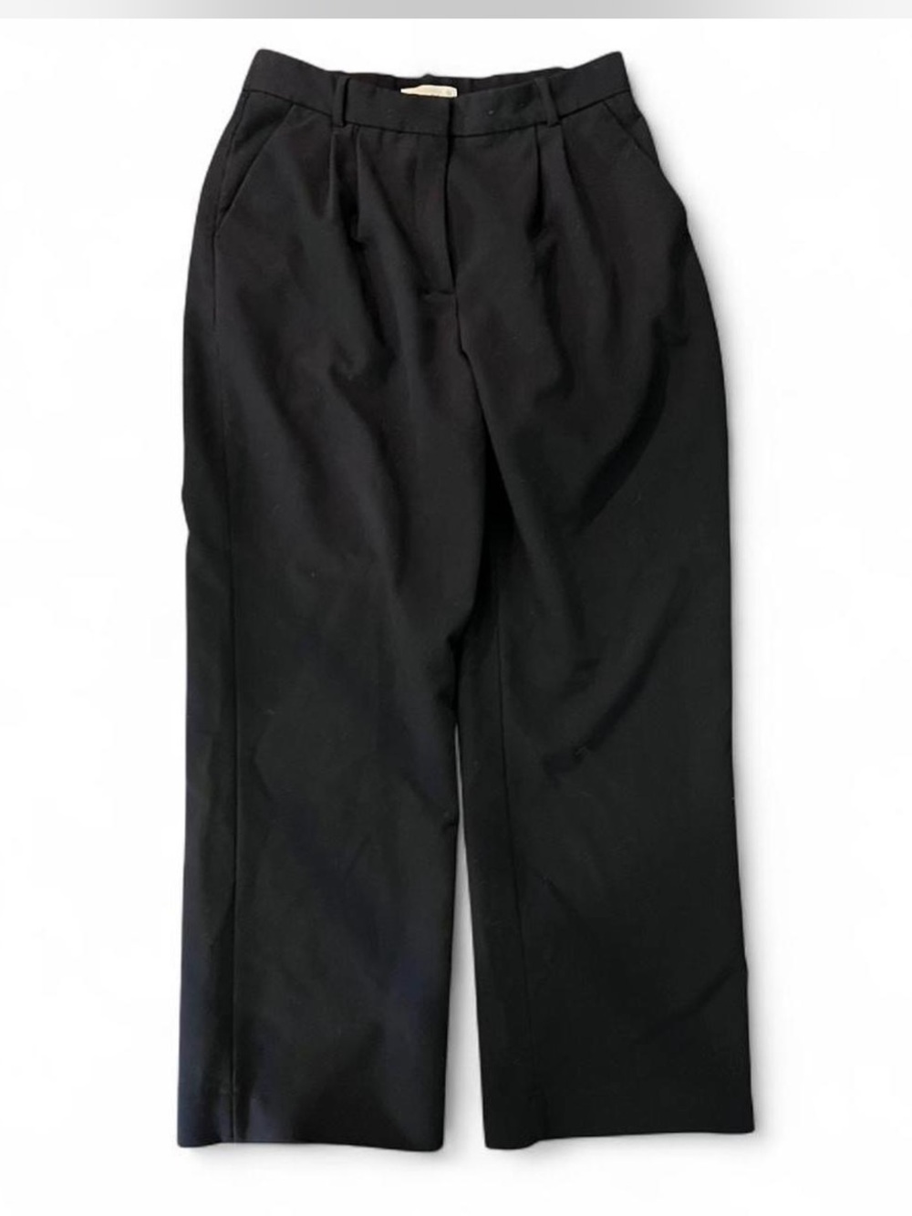 Abercrombie & Fitch Curve Love High Waisted Black Trousers Size 12Long